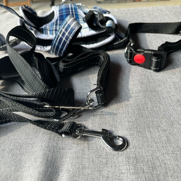 No Pull Dog Harness with Leash & Collar, Adjustable Dog Vest Harness Reflective - Picture 6 of 9
